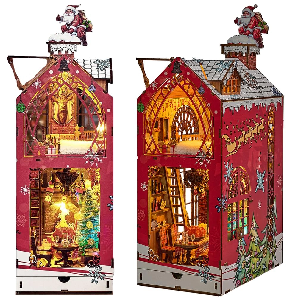 iiecreate Book Nook Kit - Christmas