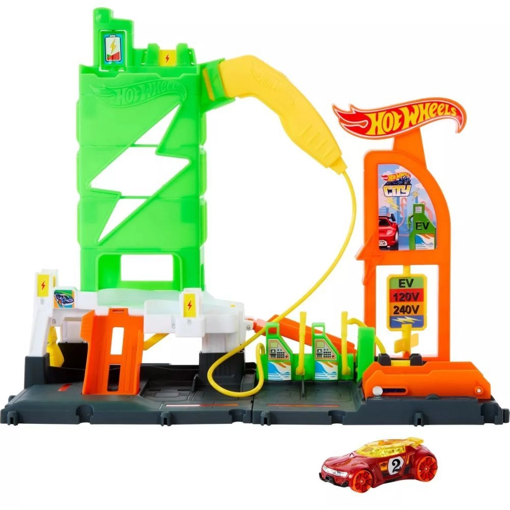 Hot Wheels City Super Recharge Fuel Station - 1:64