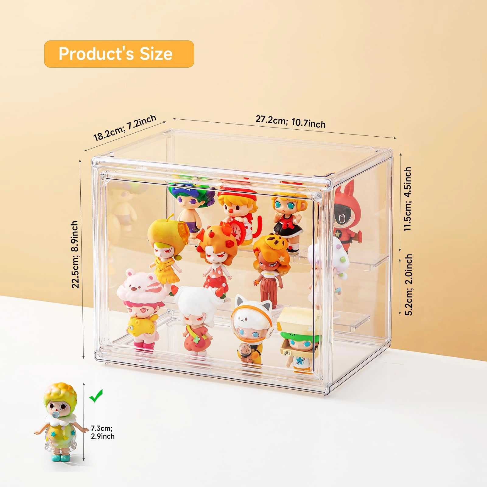 Display Case - 2 Pack Clear Small (DISPLAYCASE)