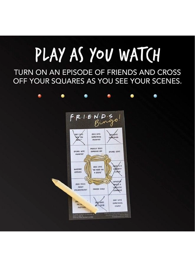 Friends Tv Show Bingo - Red Pp8204Fr