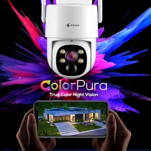 Solar Security PTZ Camera 2K + WiFi Security Video Recorder 10CH