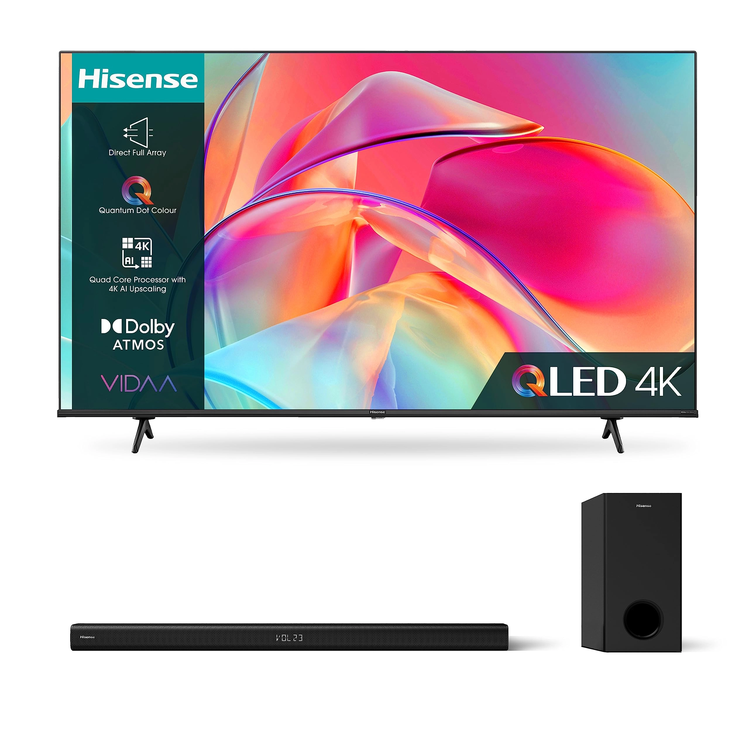 Hisense E7K - 75 INCH + HS218