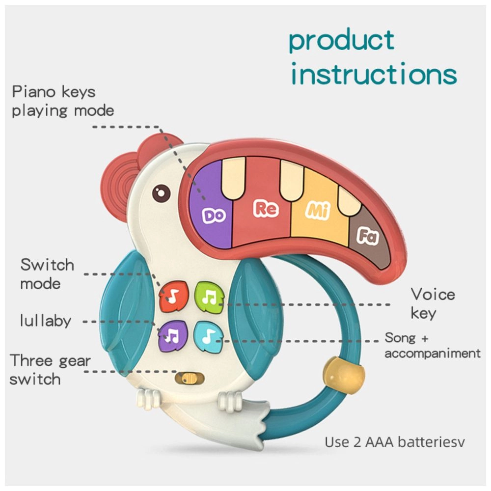 Baby Musical Piano Toy - Suitable for 12 months and above