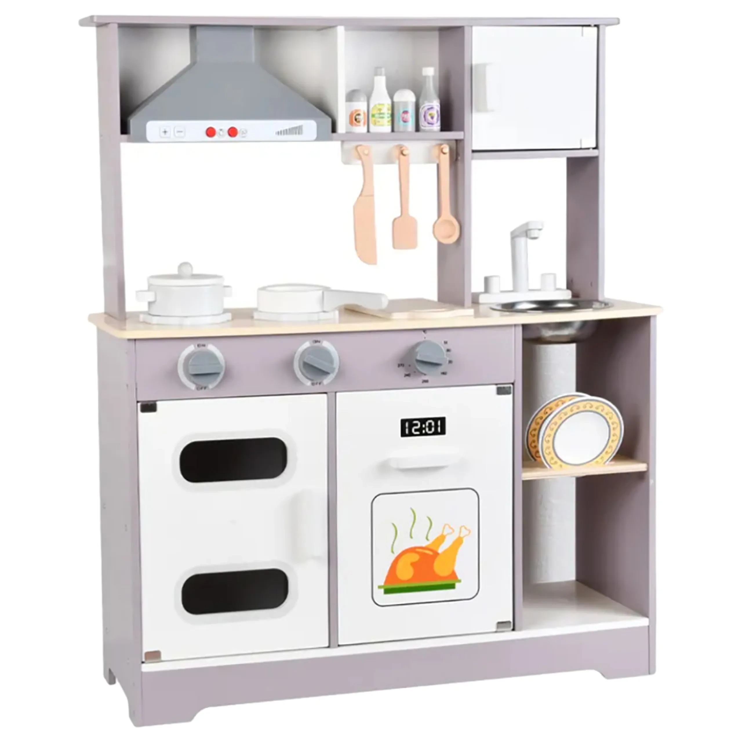 Little Angel Wooden Kitchen Kids Play Toy Set (GF-BL-20212)
