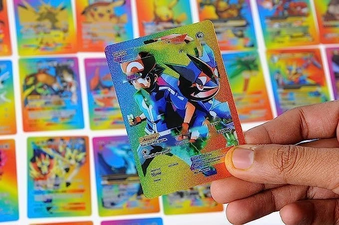 Pokémon Gold Foil Cards Pack - English 55pcs