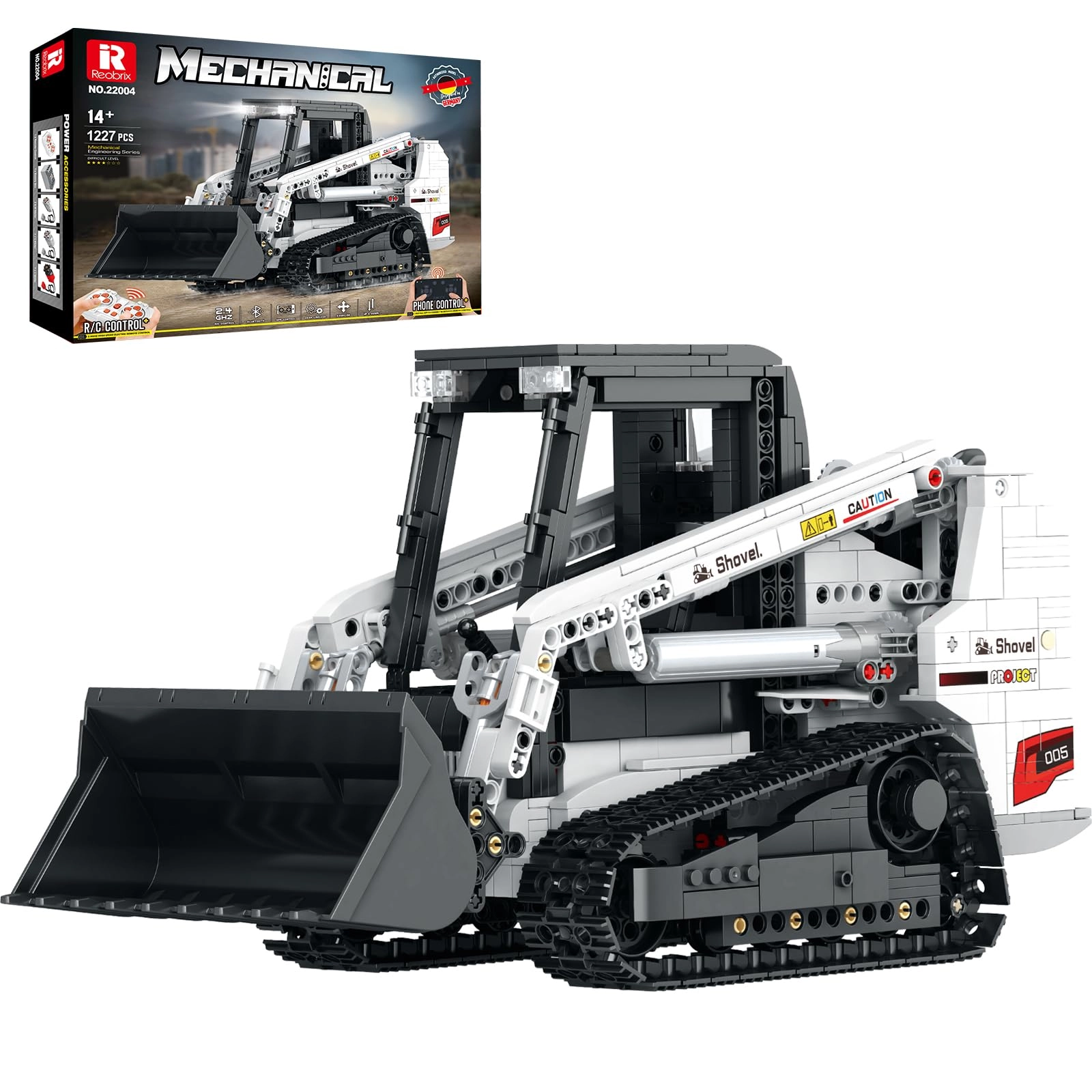 Reobrix Bobcat Loader - 1227 pcs for ages 14+