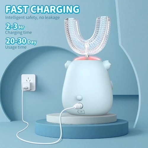 U-Shaped Sonic Electric Toothbrush - 360° 6 Modes IPX7 Waterproof