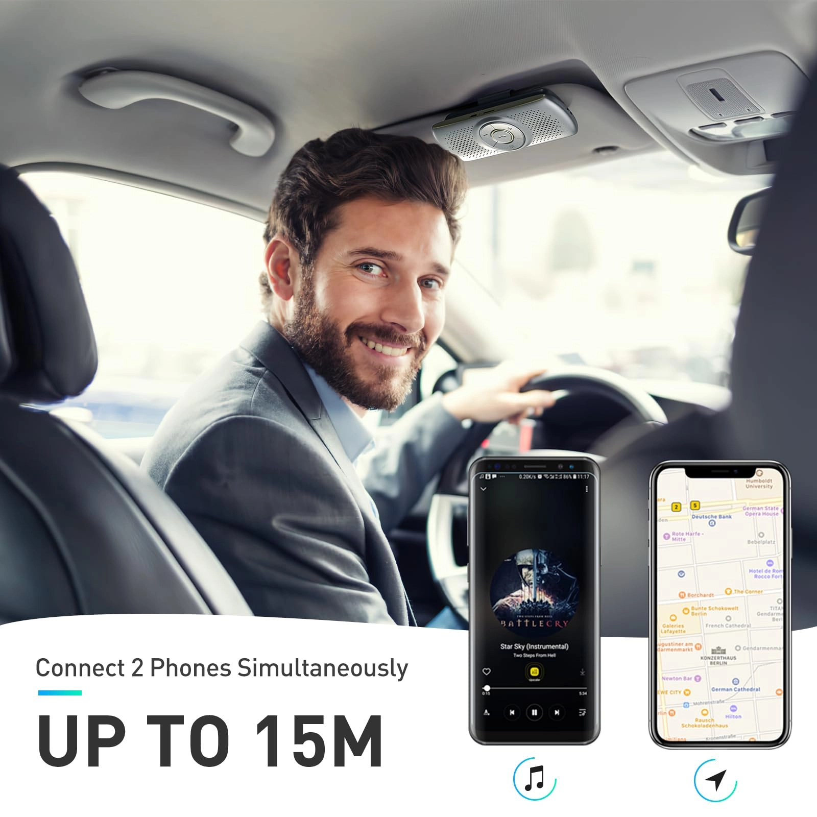 Car Speaker - Bluetooth 5.3 Wireless