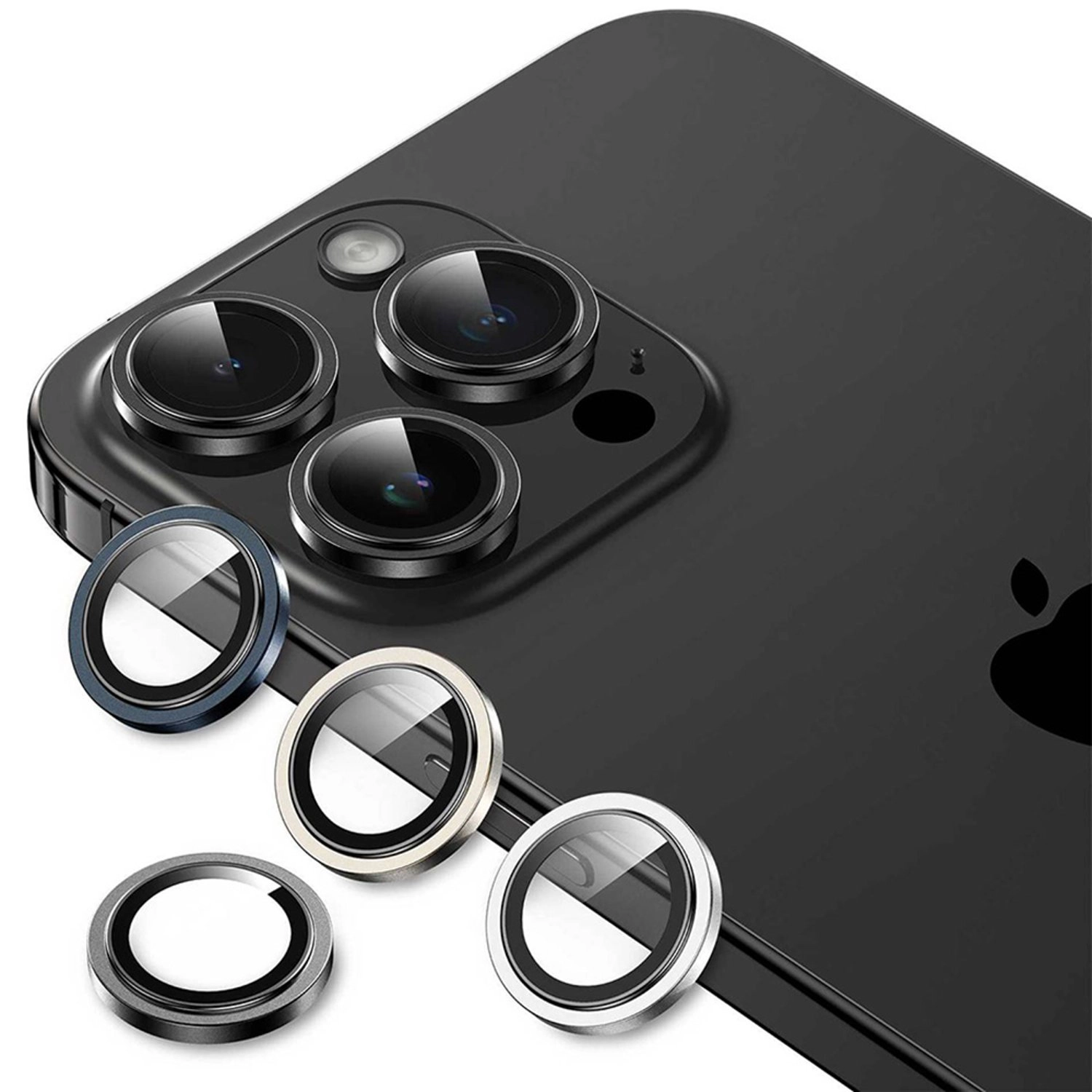 HD Tempered Glass Camera Lens Protector for iPhone 15 Pro / iPhone 15 Pro Max