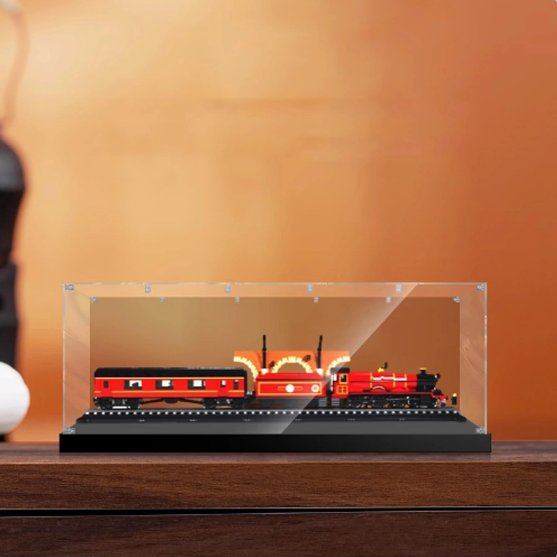 FEIRUBO Acrylic Display Box - Compatible with 76405 Black Base