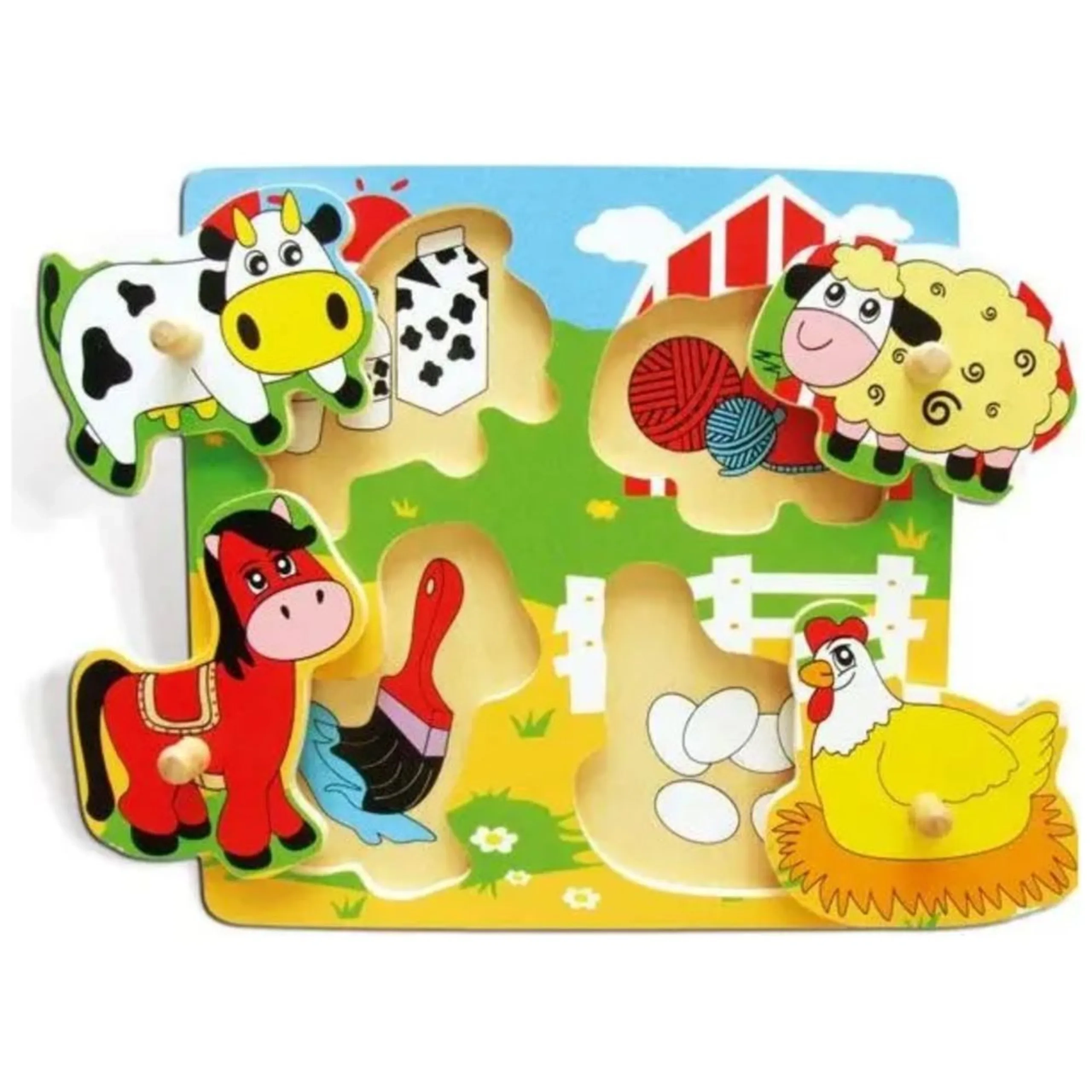 Matching Puzzle - Wild Animals - 3 + 36 pieces