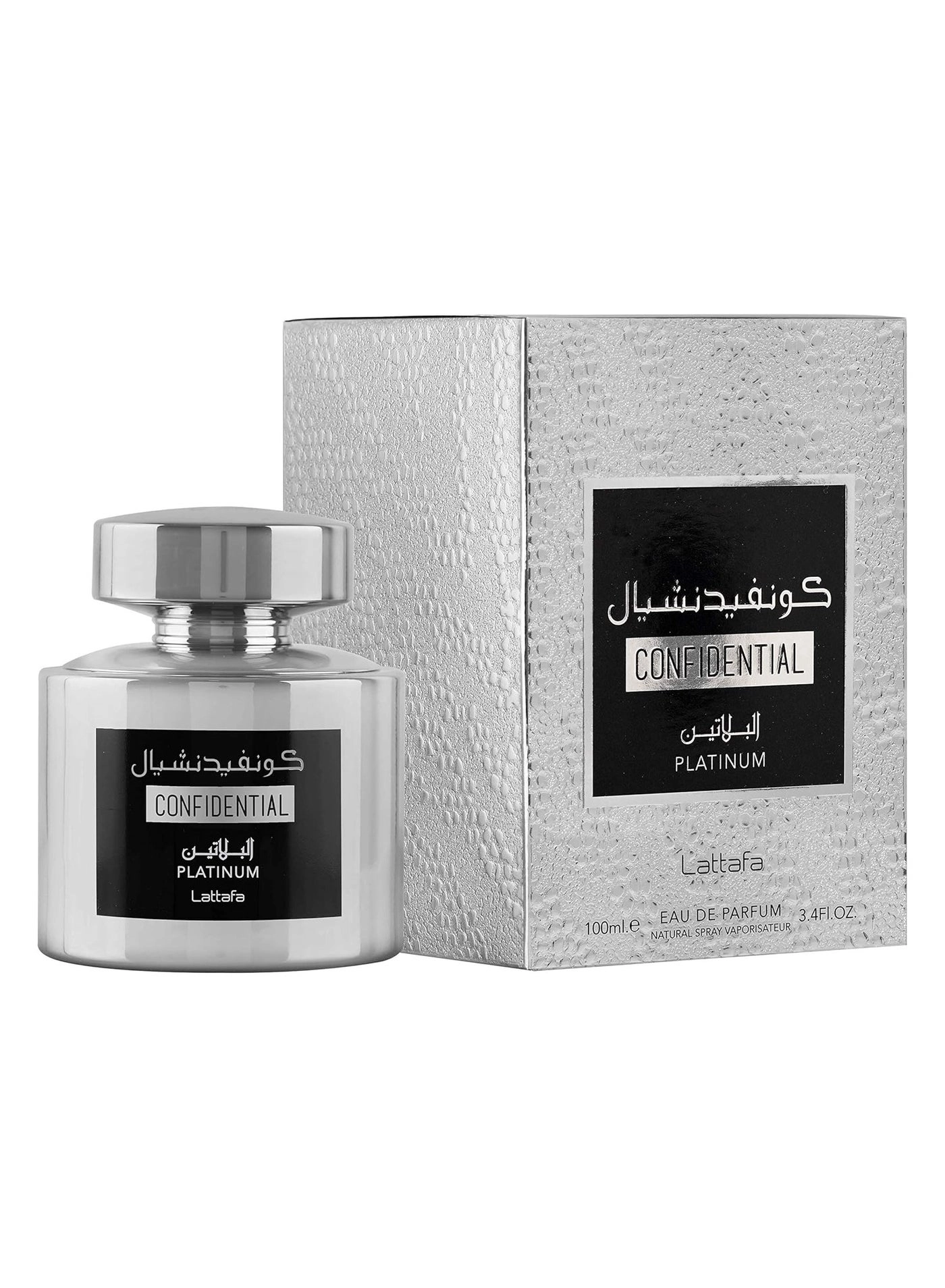 Lattafa Confidential Platinum Eau de Toilette 100 ml