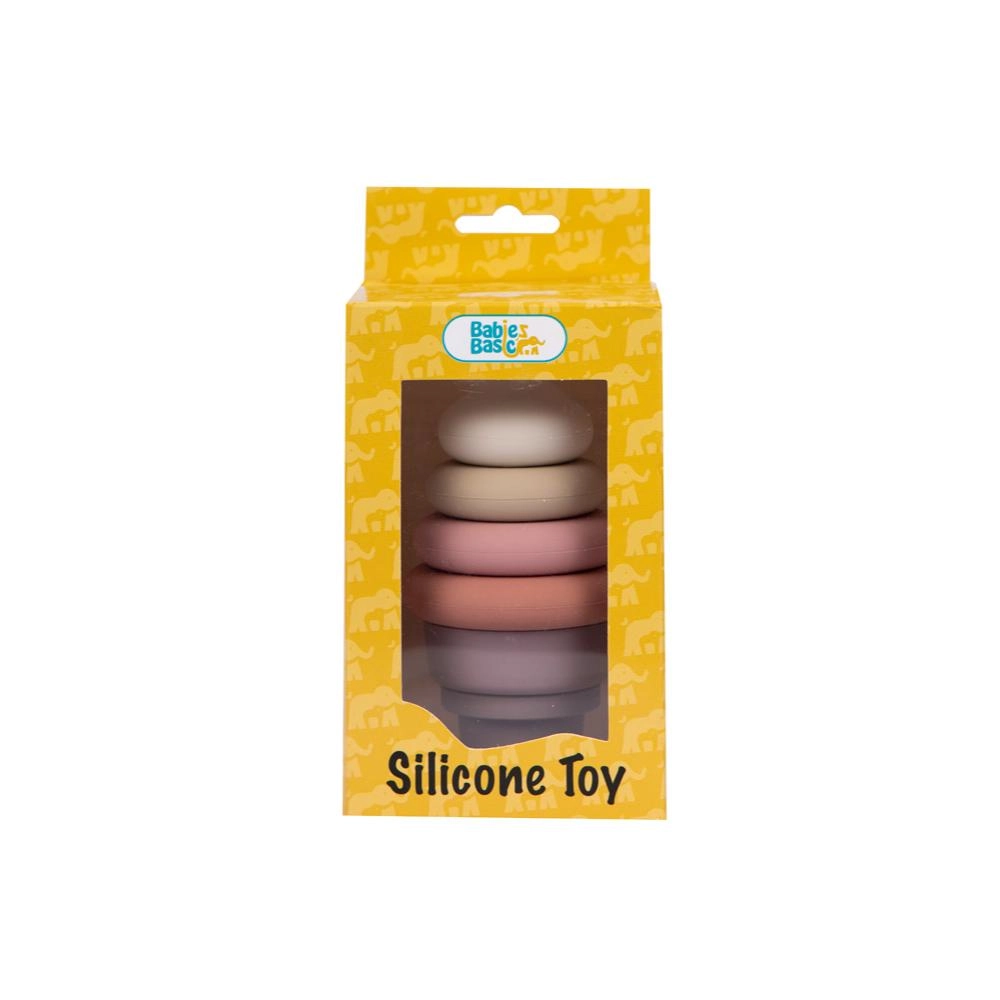 Silicone Stacking Toy - Suitable for 6 months to 4 years