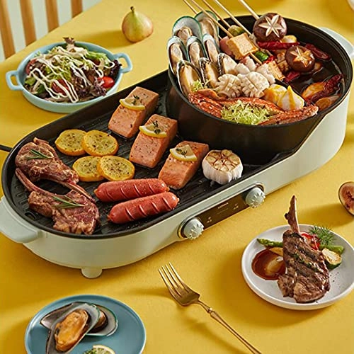 2-tier electric grill pan - 1200 W 5-7 peoples