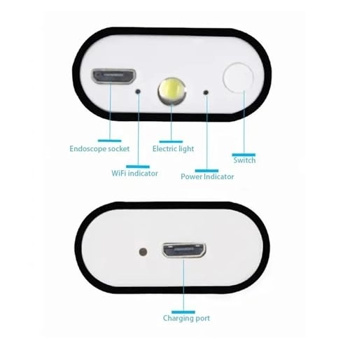 WiFi Endoscope - 1M 5 Mega-Pixel 8 LED