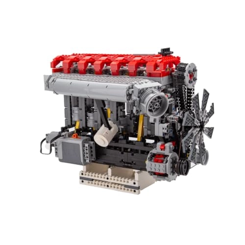 Inline 6-Cylinder SOHC Turbocharged Engine Building Blocks Set - 2013 pcs