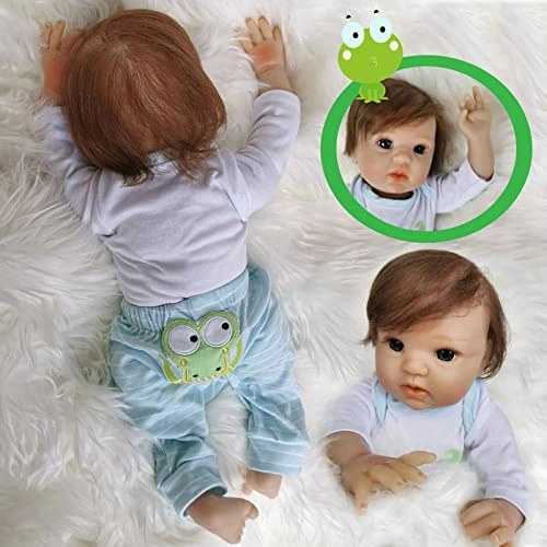 Rebirth Baby Doll - 20 Inch Vinyl Cotton Body Blue Eyes