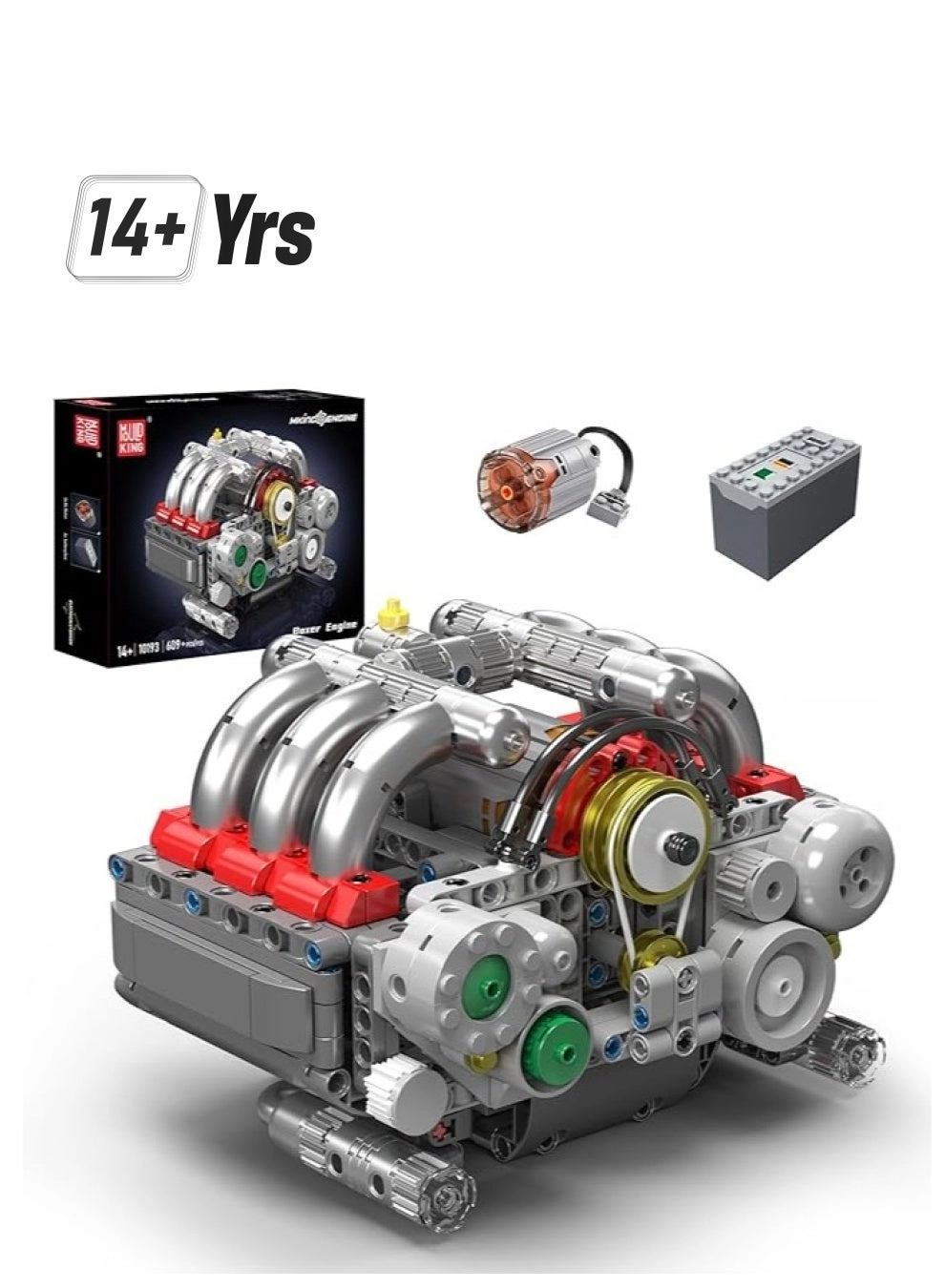 mould king Boxer Engine - 609 Pcs Electric motor