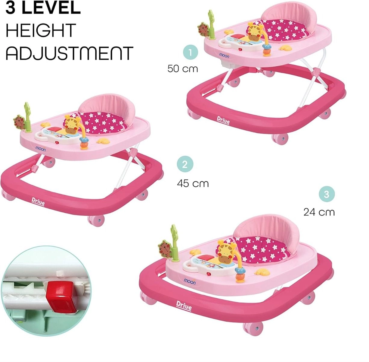 Baby Push Activity Walker - Blue 6 months & above