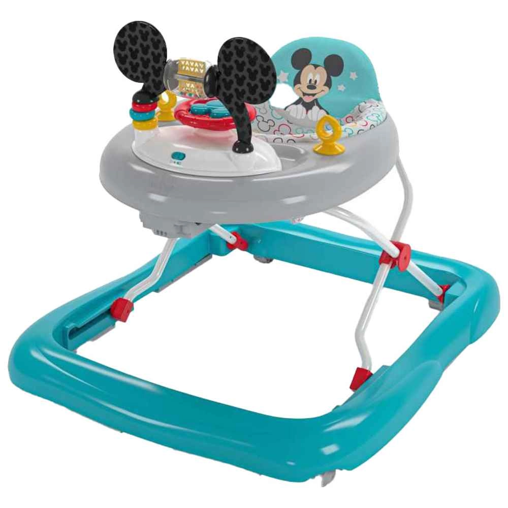 Bright Starts Mickey Mouse Tiny Trek - Original Bestie 2-In-1 Baby Walker