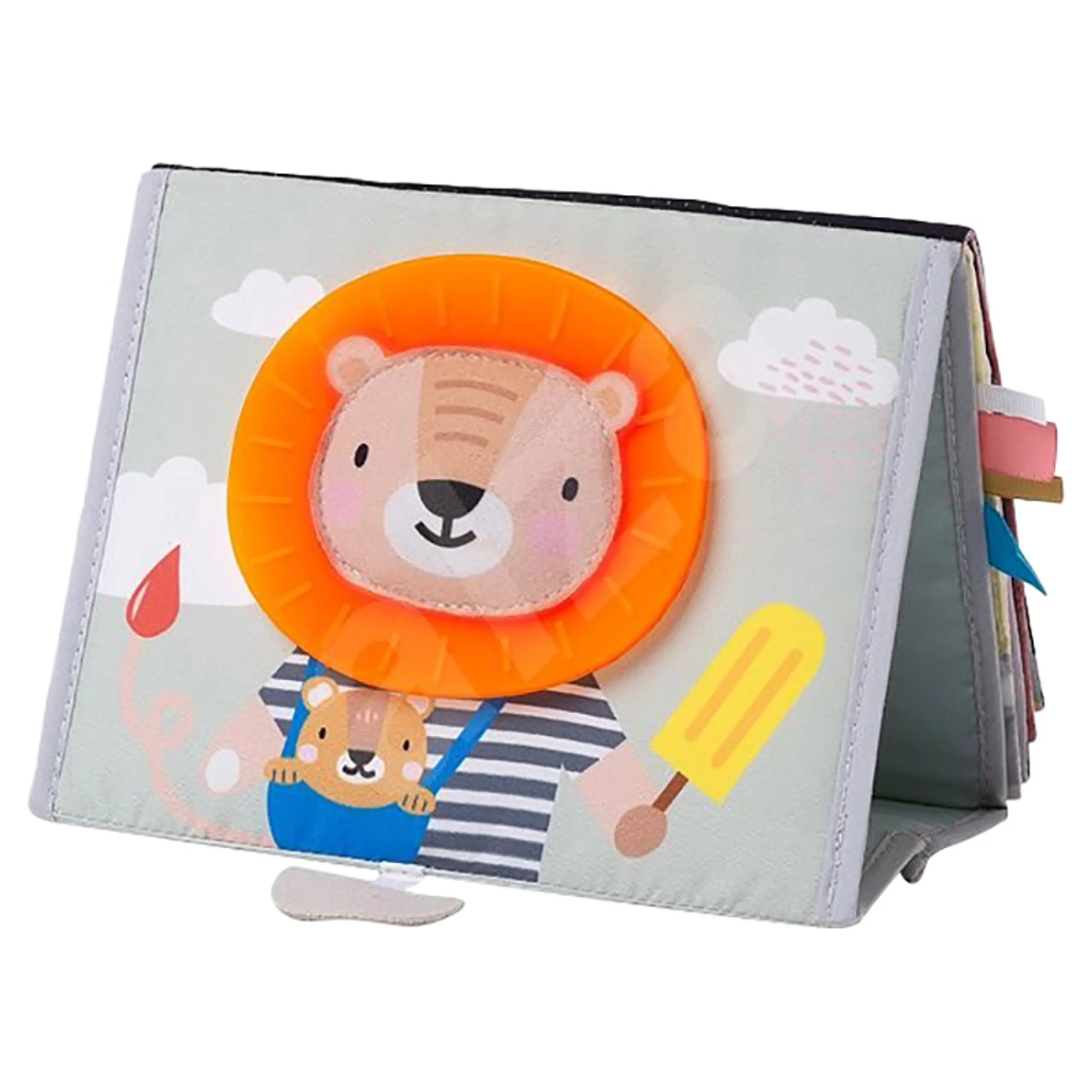 Taf Toys Tummy-time Mirror Polyester Book - 0-36 months
