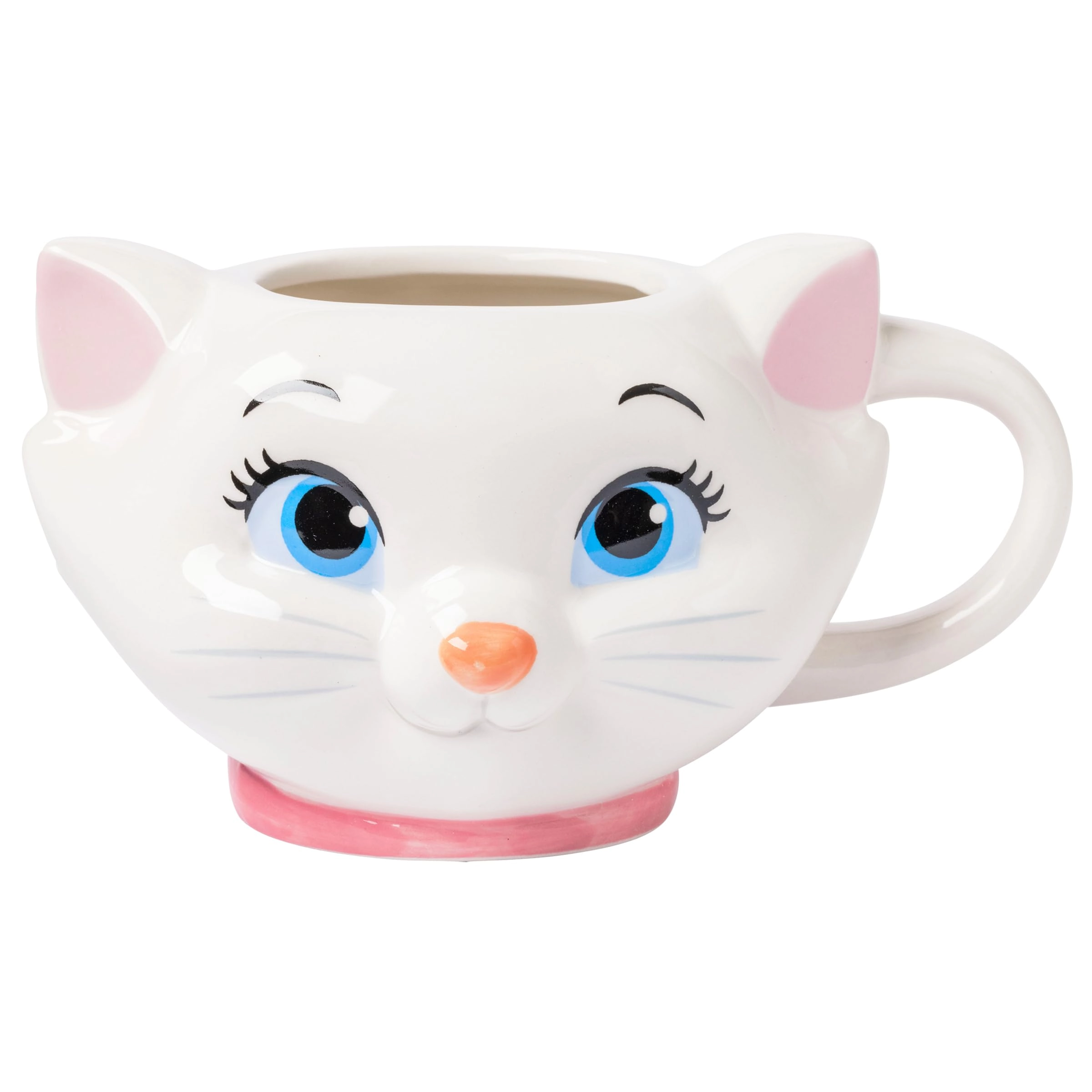 Silver Buffalo Disney Aristocats Marie Face Ceramic 3D Sculpted Mug