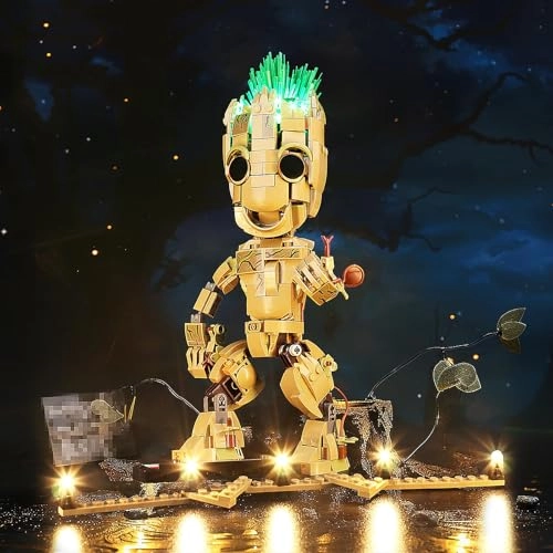 LED Lighting Kit for LEGO I am Groot 76217 - Plastic