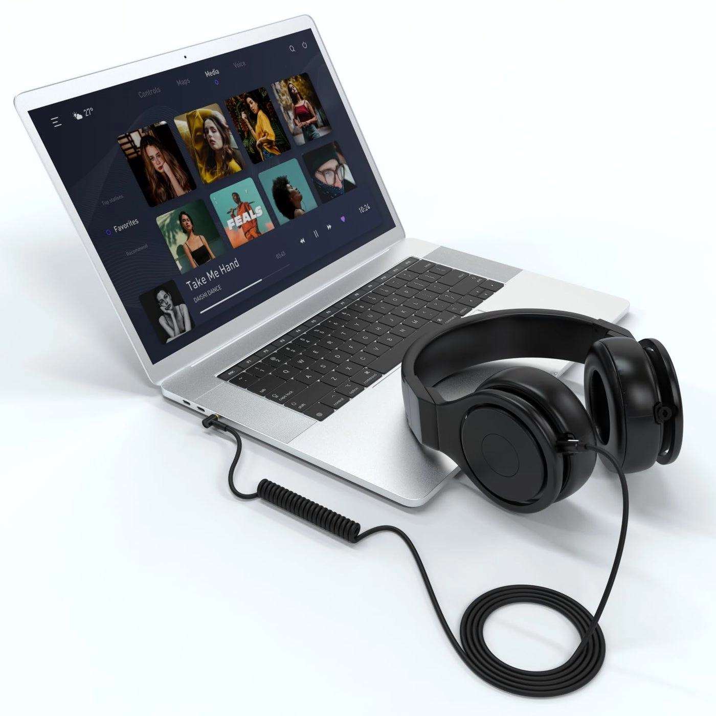 Auxiliary Extension Cable for Beats by Dr Dre Solo Studio Pro Detox Edition Headphones