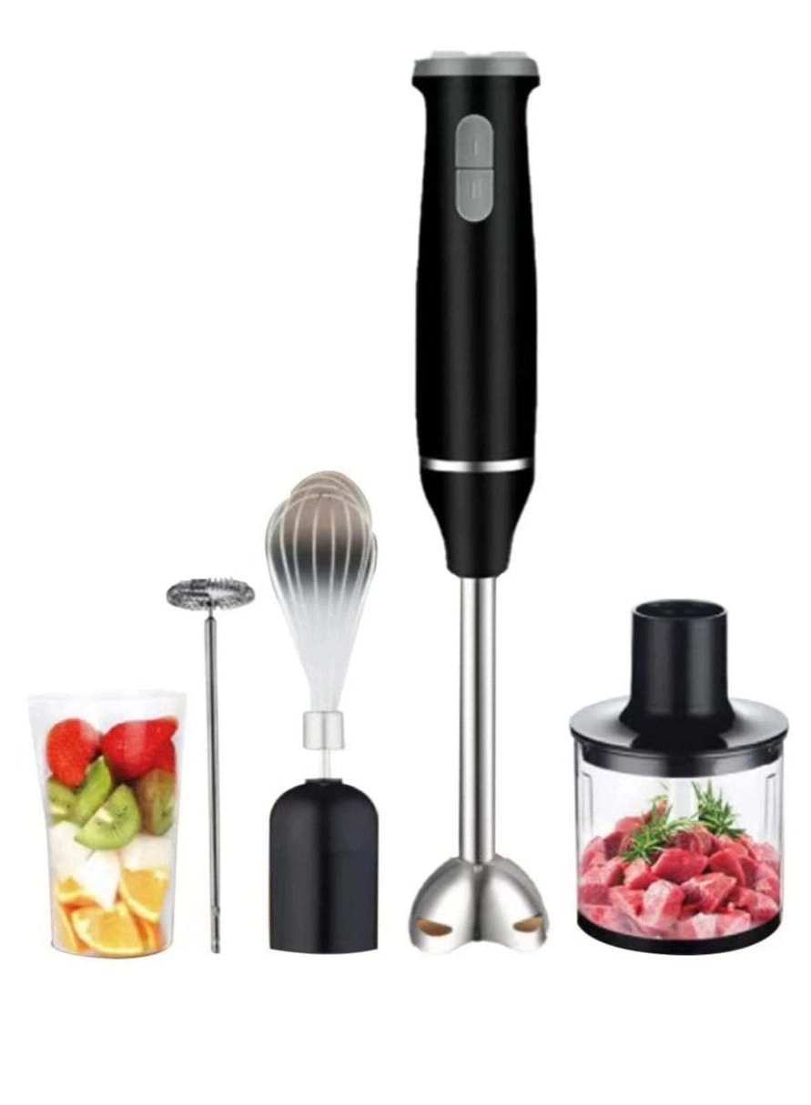 GENNEXT Hand Blender - 5 in 1 Stainless Steel Stem 6-Speed