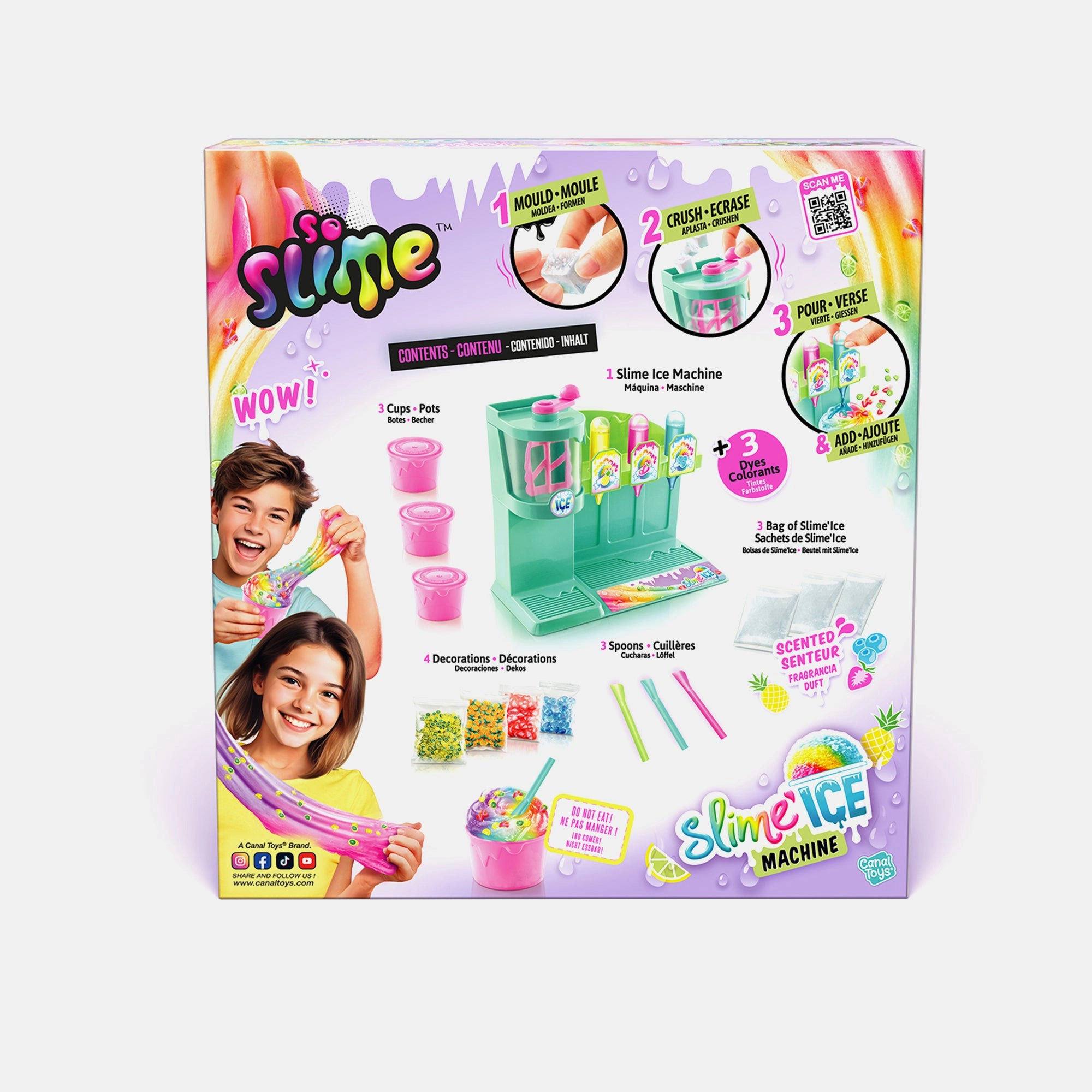 So Slime Ice Machine - Plastic, Slime Compound, Scented Colorants 540g