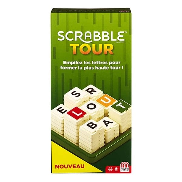 Mattel Games Scrabble Tour (French)