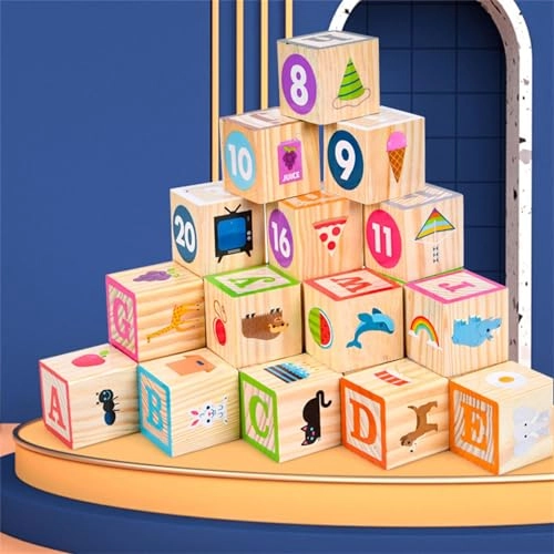 Alphabet Blocks - 2 - 12 months 26 pieces