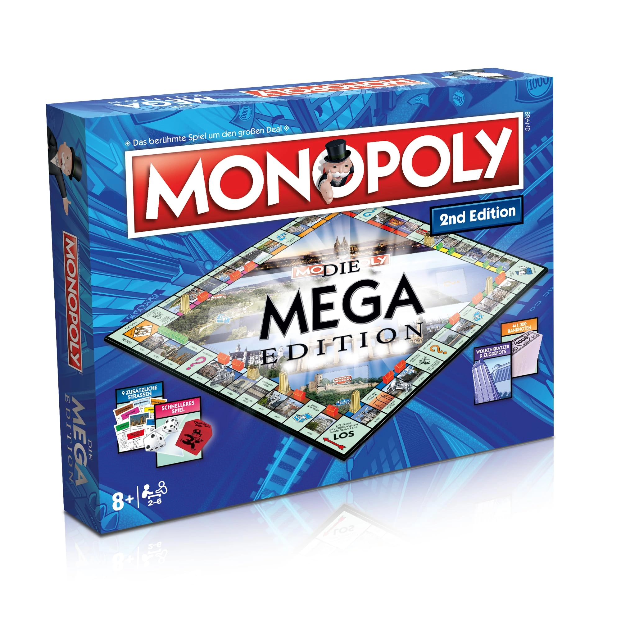 Winning Moves Monopoly: Mega 2nd Edition (German)