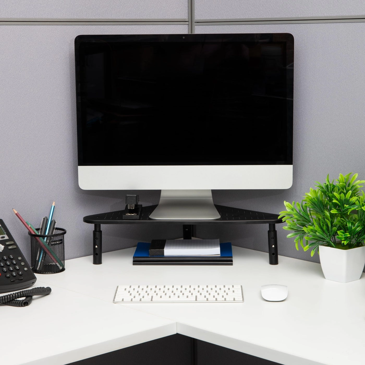 Triangle Monitor Stand - 40lb18kg Adjustable Height