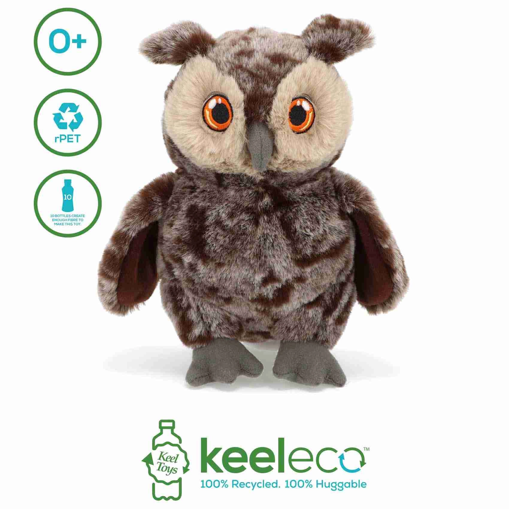 Owl Assortment - 18 cm 3-piece Eco-friendly