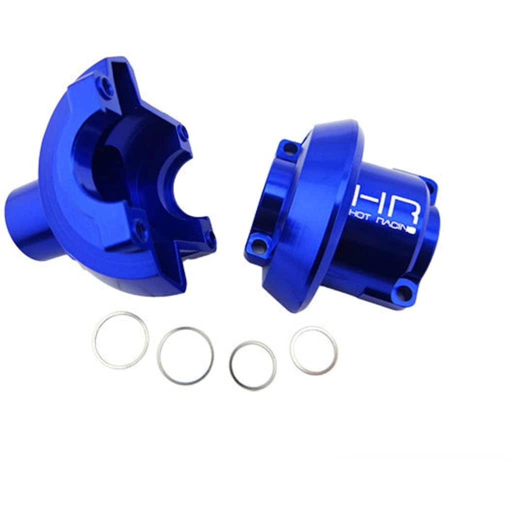 Hot Racing RVO11L06 - CNC Aluminum Outer Diff Case Blue