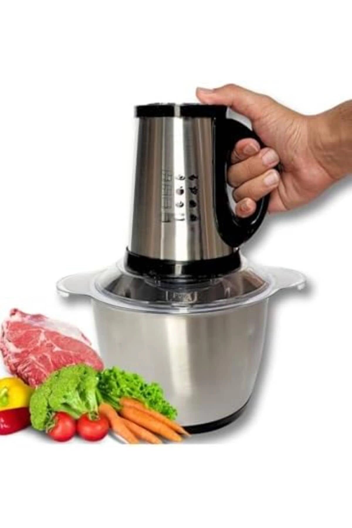 Electric Meat Grinder and Mincer - 2L 850W 2 Speeds