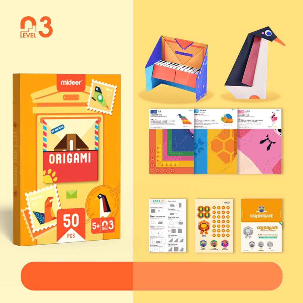 Origami Kit - Level 3 Suitable for 5 years & above