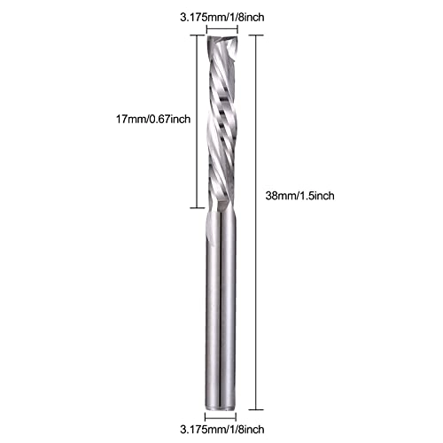 Carbide Compression Router Bit - 1/8 inch 1/8 inch Pack of 10
