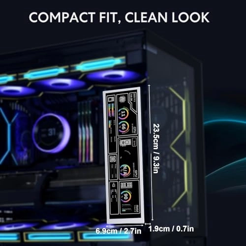 PC Temperature Display - Plyistyp5ggbtuovh-11 8.8 Inches 1920x480