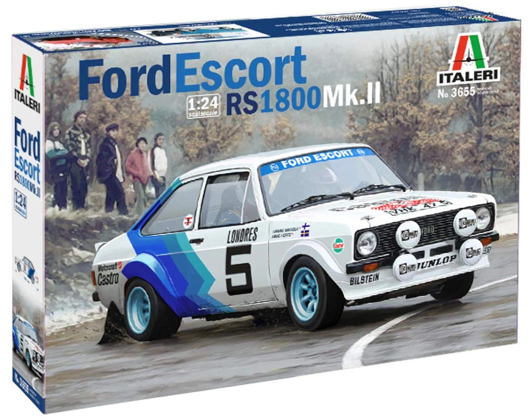 Italeri Ford Escort Mk.II Model Kit (3655) - 1:24