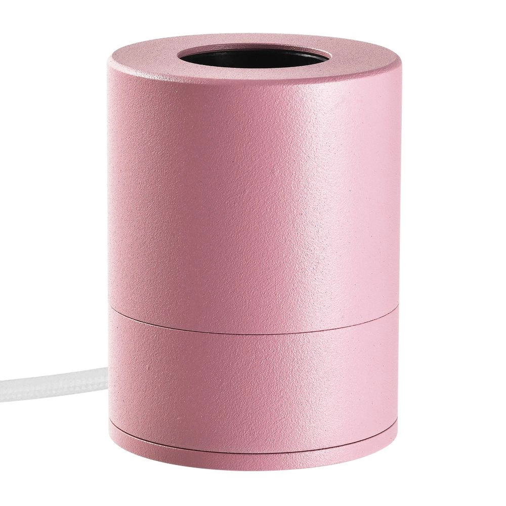 MESSAGE IN THE BULB Pop Table Lamp Base - 306030G Pink with White Cable