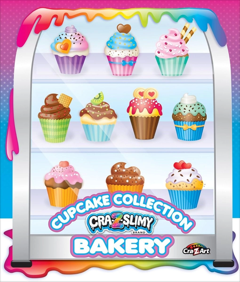 Mini Mania Slimy Fun Cupcakes - 6+ years 10 pcs