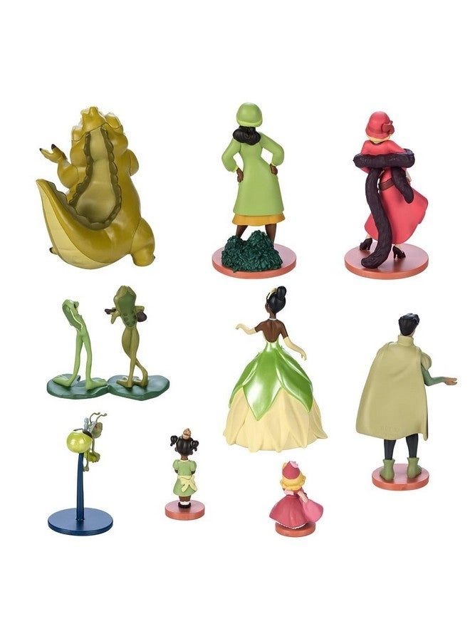 Tiana Deluxe Set - The Princess and The Frog Sculpted Figures 9 pcs
