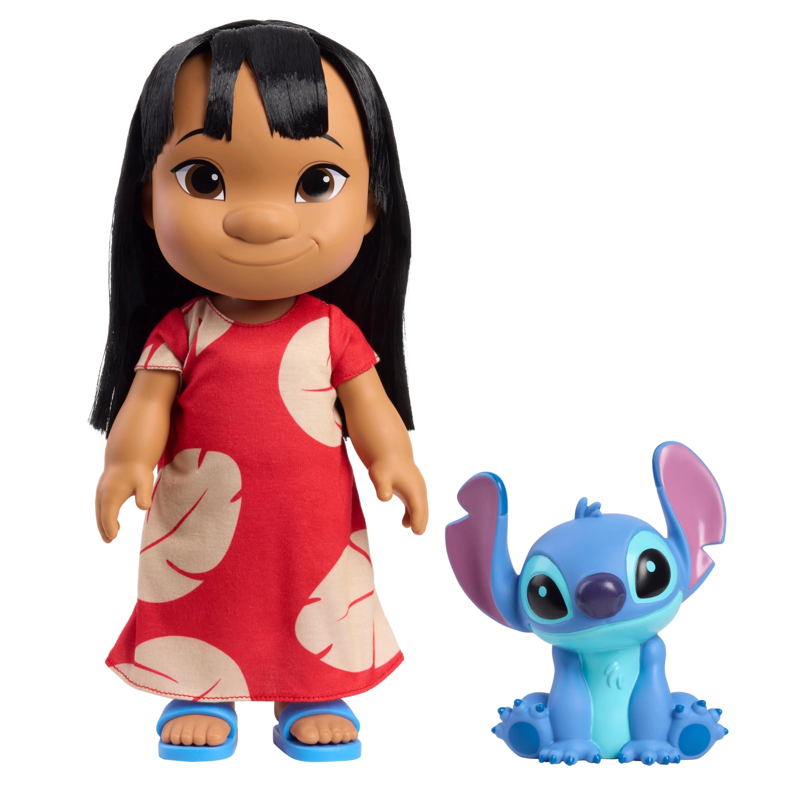 Just Play Lilo Doll - 14" Articulated + Stitch Figure - 5" Ages 3+