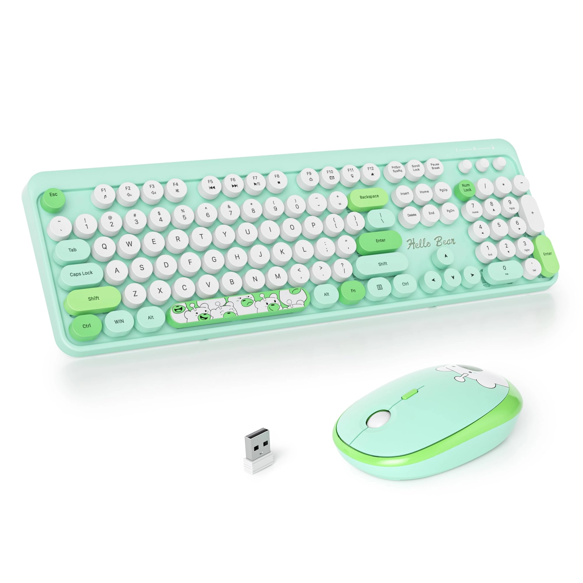 Wireless Keyboard & Mouse Set - US Wireless