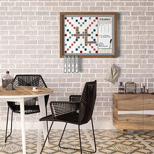 Scrabble Deluxe: Vintage 2-in-1 Wall Edition