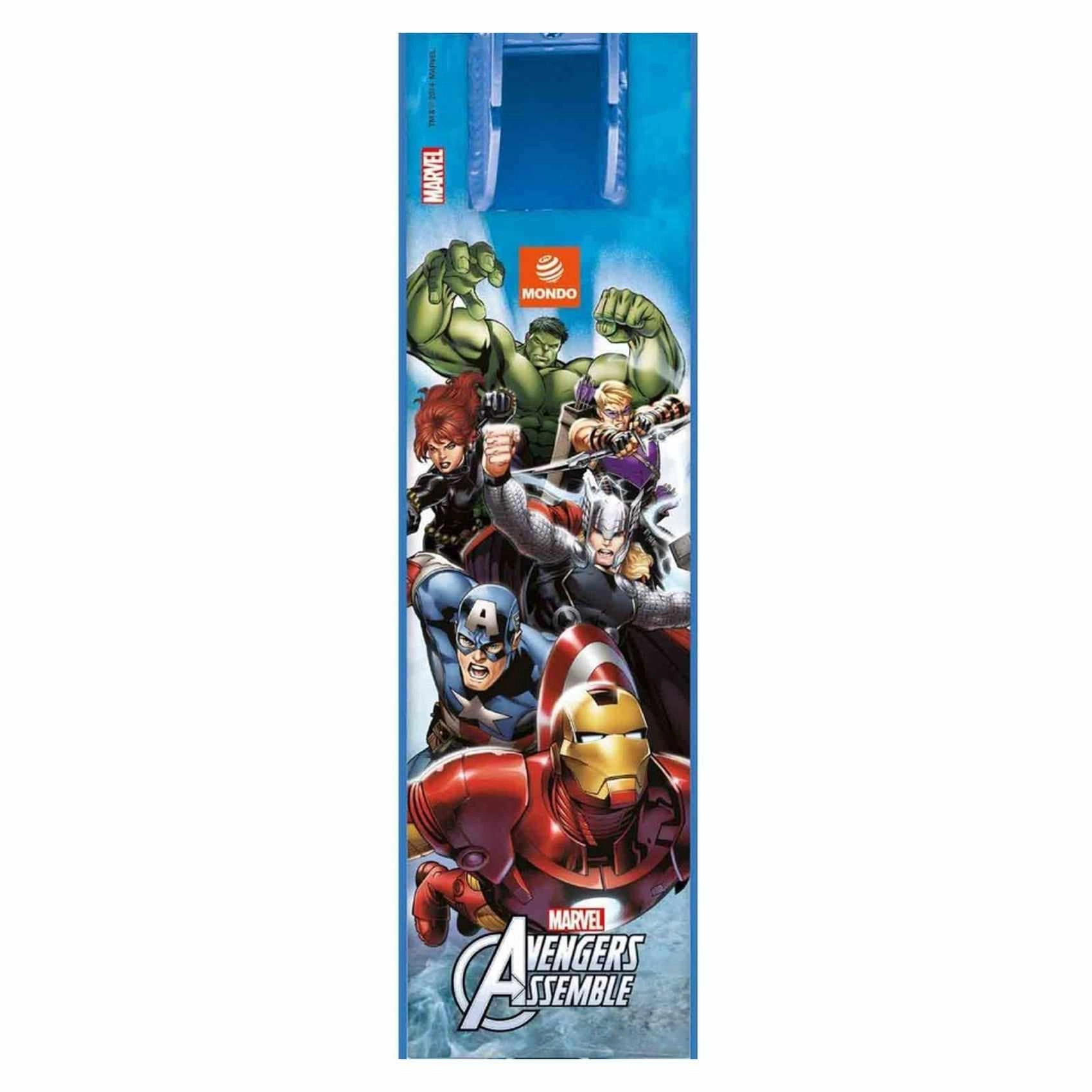 Marvel Avengers Assemble 18009 2-Wheel Kick Scooter – 120mm Foldable Suspension