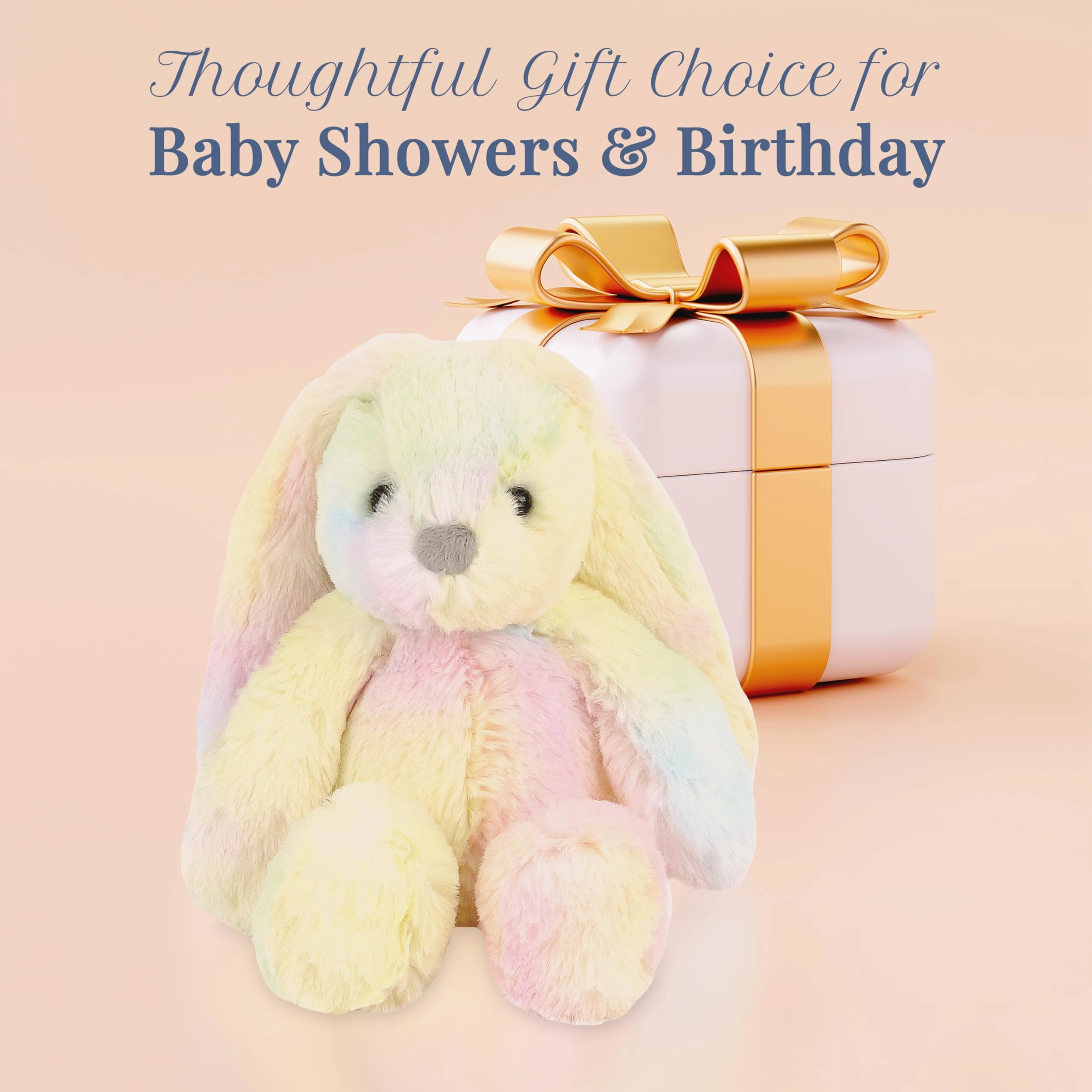 Mini Rainbow Bunny 20.3 cm Plush