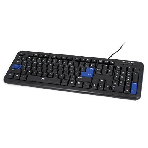 Multimedia Wired USB PC Keyboard - Wired